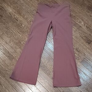 Athleta Elation Flare Pant LG Mauve